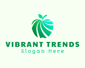 Gradient Green Apple logo