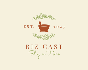 Organic Leaf Mortar Pestle logo