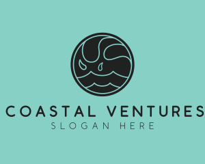 Tidal Wave Surfing logo design