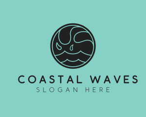 Tidal Wave Surfing logo design