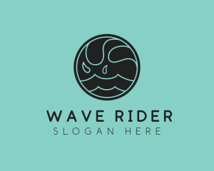 Tidal Wave Surfing logo design