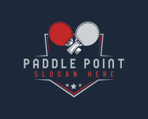 Table Tennis Sports logo design