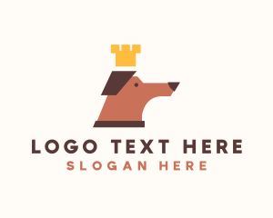 Dog Pet Crown logo