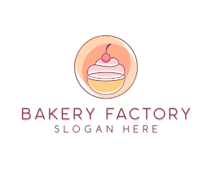 Cherry Cupcake Bakery  logo design