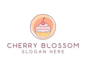 Cherry Cupcake Bakery  logo design