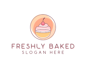 Cherry Cupcake Bakery  logo design