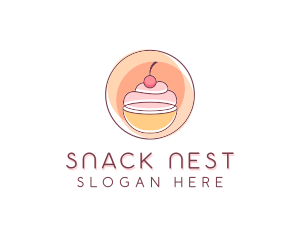 Cherry Cupcake Bakery  logo design