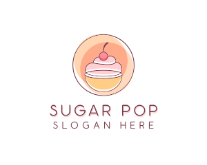 Cherry Cupcake Bakery  logo design