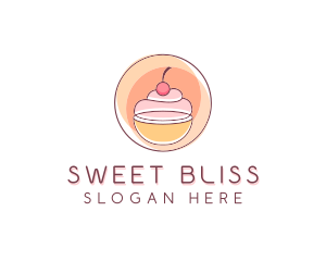 Cherry Cupcake Bakery  logo design