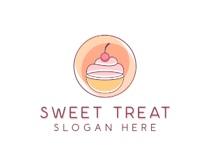 Cherry Cupcake Bakery  logo design