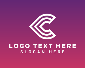 Minimalist Stroke Letter C Logo