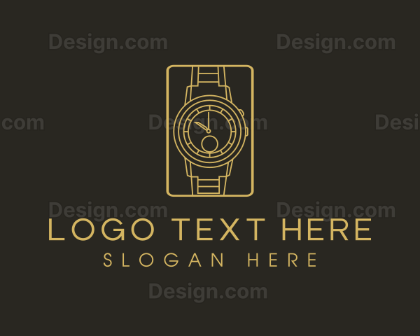 Clock Wrist Watch Logo