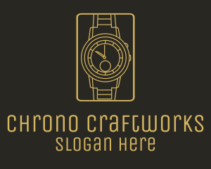 Gold Wristwatch Watch logo