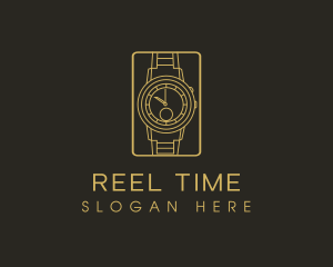 Clock Wrist Watch logo design