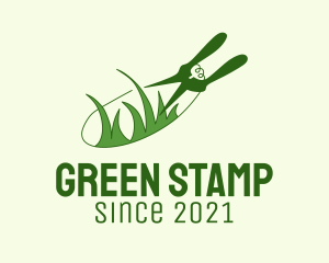 Green Grass Cutter  logo design