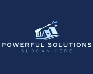 Power Wash Roofing logo design