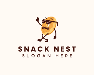 Bagel Donut Snack logo design