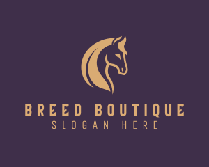 Horse Equine Stable logo design