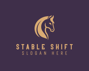 Horse Equine Stable logo design