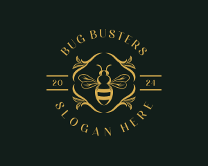 Nature Bee Insect  logo design