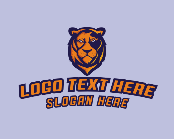 Lion logo example 3