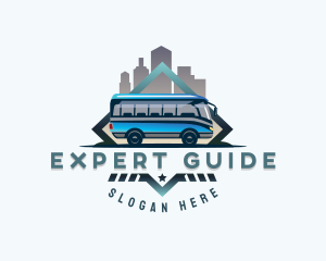 City Travel Bus logo design
