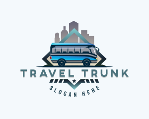 City Travel Bus logo design