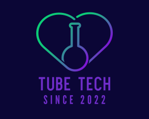 Tube Heart Flask logo
