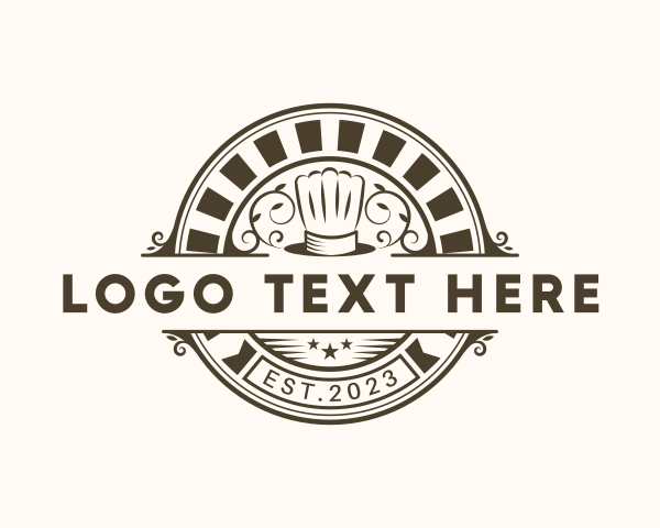 Toque logo example 4