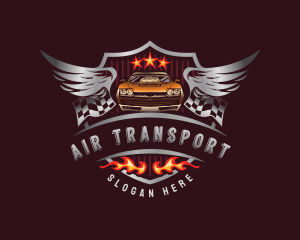 Car Racing Automotive logo design