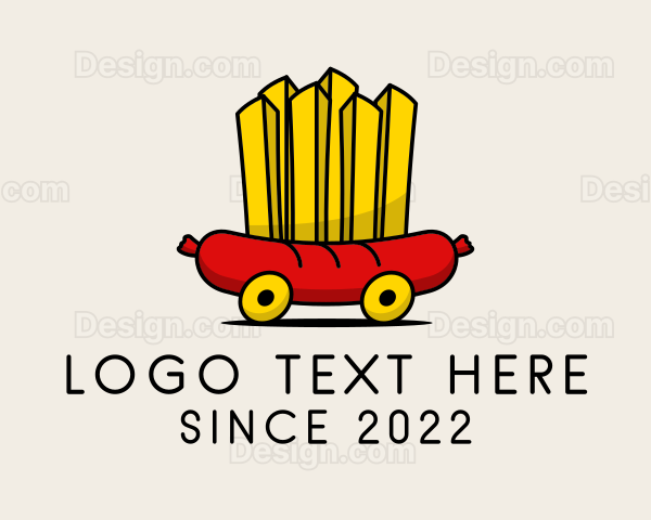 Fast Food Sausage Logo