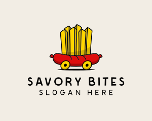 Fast Food Sausage  logo design