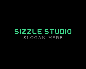 Modern Tech Stencil Studio logo design