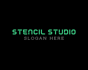 Modern Tech Stencil Studio logo