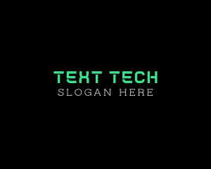 Modern Tech Stencil Studio logo design