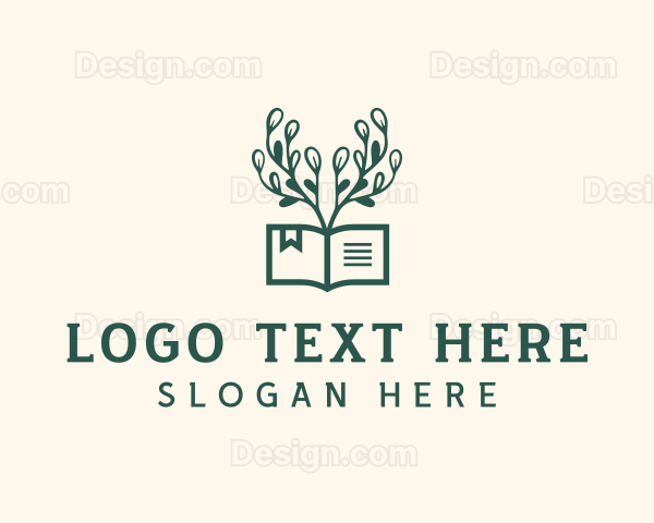 Educational Book Tree Logo