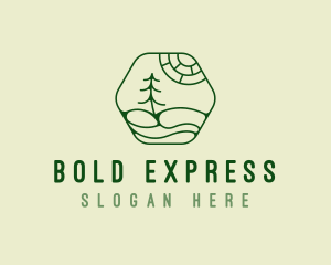 Green Landscape Park logo design