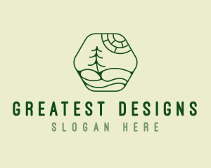 Green Landscape Park logo design