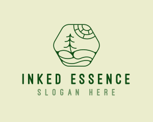 Green Landscape Park logo design