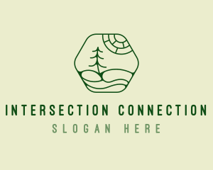 Green Landscape Park logo design