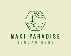 Green Landscape Park logo design