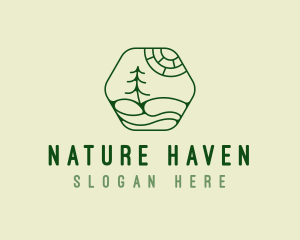 Green Landscape Park logo design