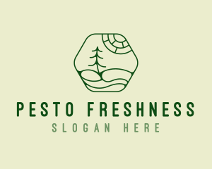 Green Landscape Park logo design