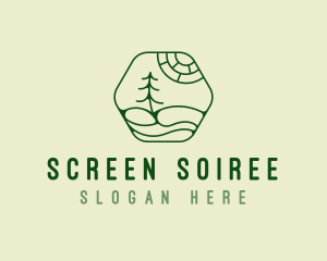 Green Landscape Park logo design