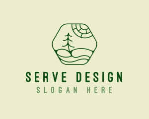 Green Landscape Park logo design