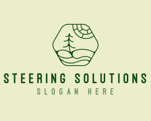 Green Landscape Park logo design