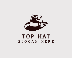 Fashion Fedora Hat logo design