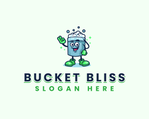Bucket Cleaning Janitor logo