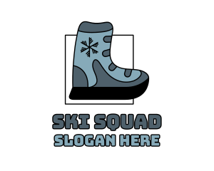 Snow Ski Boot Footwear logo