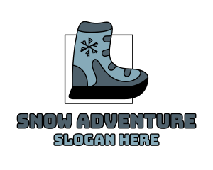 Snow Ski Boot Footwear logo